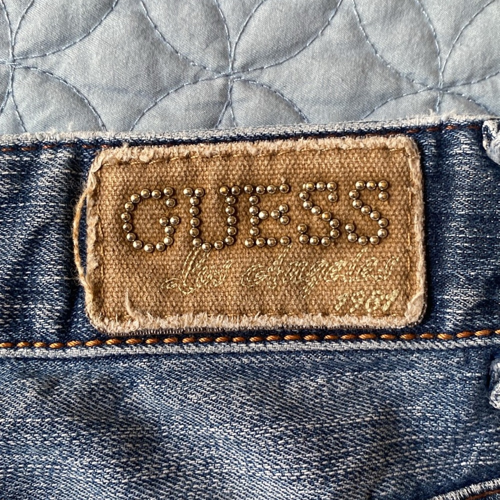 Vintage Guess Jeans Daredevil Skinny Leg size 26 - Picture 5 of 9